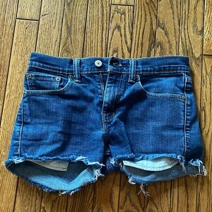 Levi's Dark Blue Jean Shorts